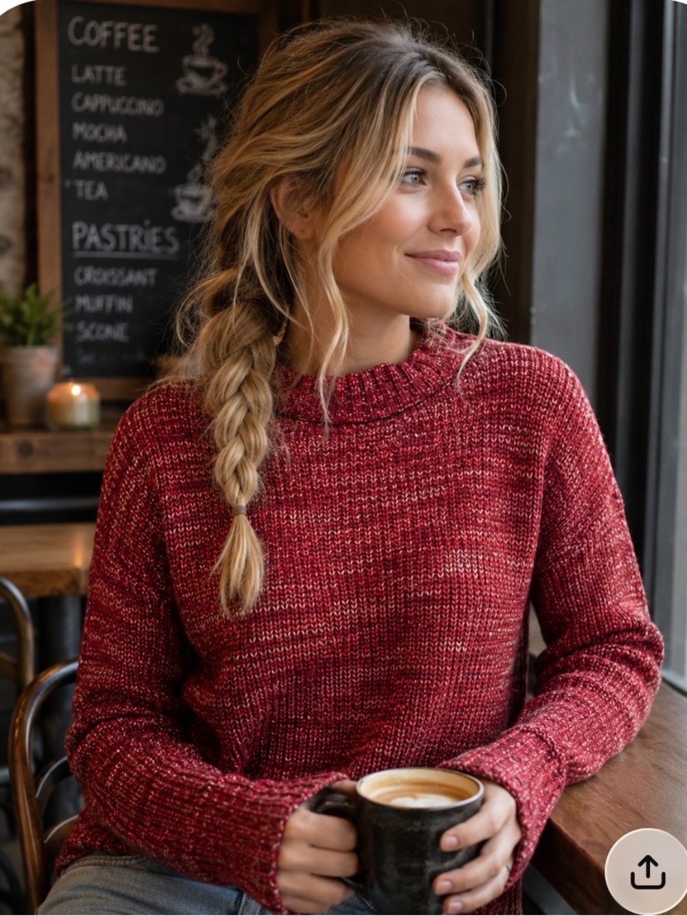 Style & Co crewneck sweater size medium